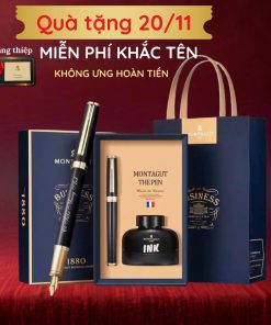 quà tặng bút ký ngòi cây pháp montagut miễn phí khắc tên b227